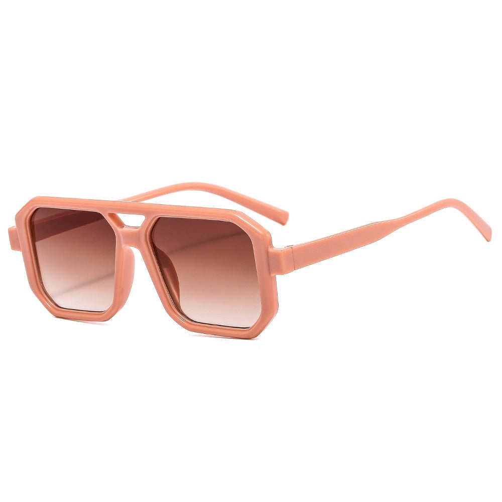 Men's Double Beam Large Frame Sunglasses