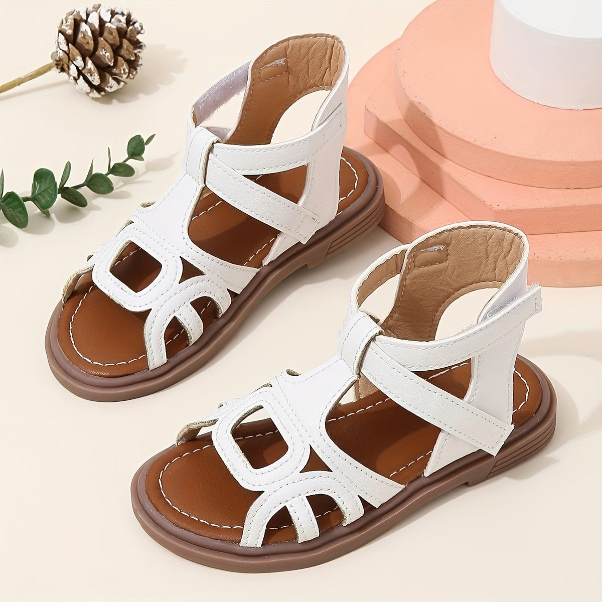 Girls' Breathable Open Toe Sandals Lightweight Comfortable Anti Slip Sandals