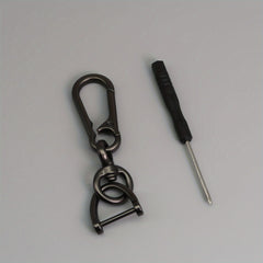 Metal Keychain Holder For Belt Heavy Duty Key Fob Carabiner D ring Clips