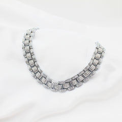 Hip Hop Cuban Link Chain Bracelet Men Necklace Jewelry