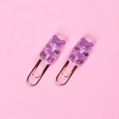 Bear Paper Clip Set Creative Cartoon Bookmark