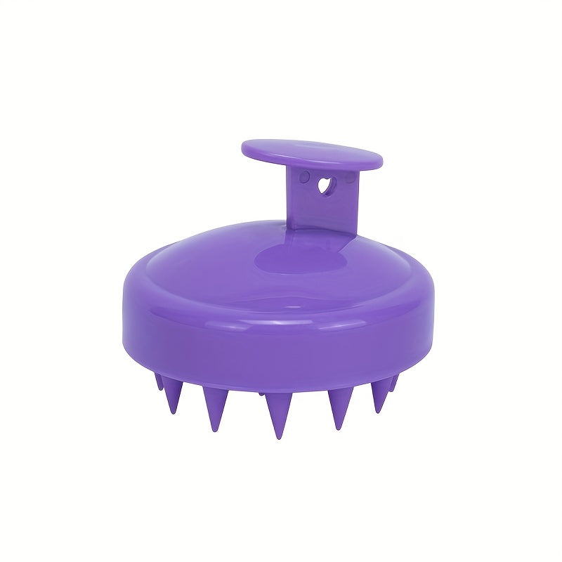 Silicone Shampoo Brush Hair Scalp Massager Brush Soft Tooth