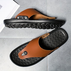 Men's Summer Rome Flip Flop Beach Sandals Comfortable T Strap Open Toe Slipper