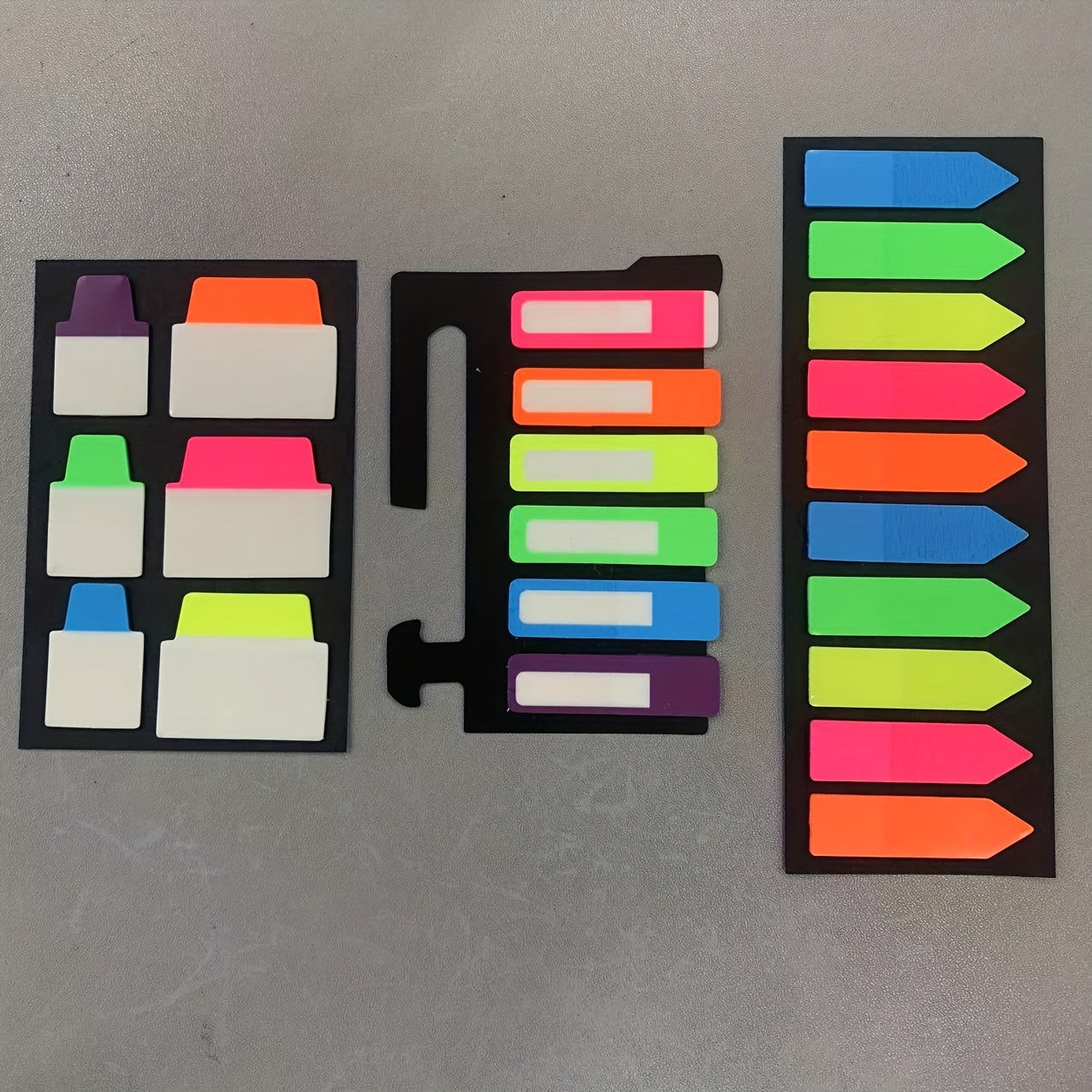 Neon Page Markers Translucent Fluorescent Index Tabs & Sticky Notes
