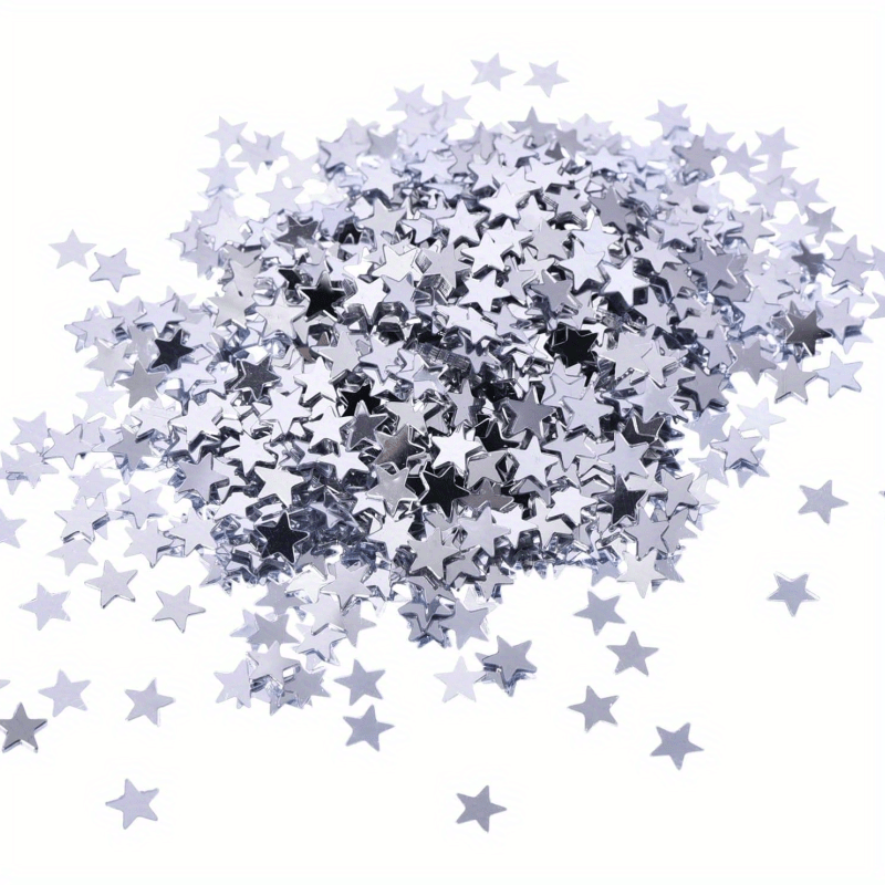 Graduation Star Colorful Paper Scrap Foil Sequins 30g