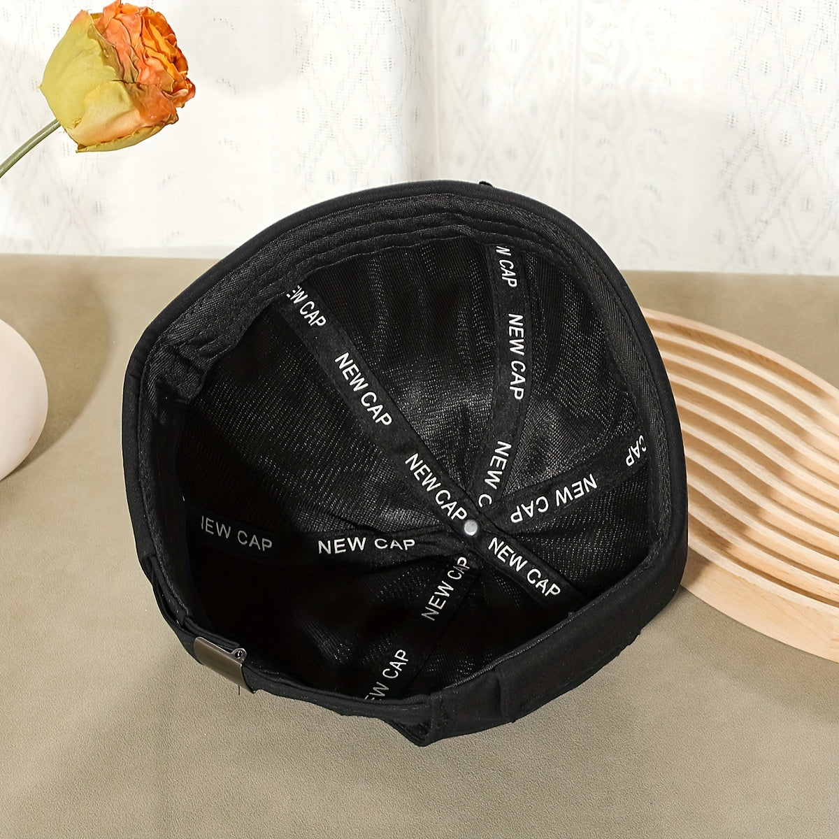Cotton Sunshade Skullies & Beanies Hat With Alphabets
