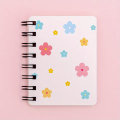 Small Flower Bear Love Happy Face Notebook Journal Book Notepad