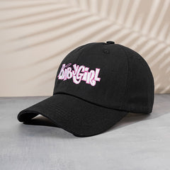 Solid Baseball Cap BABY GIRL Embroidery Sun Hat Casual Sports Hat
