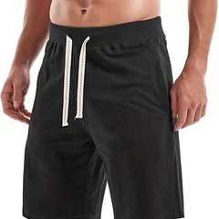 Men's Comfy Elastic Waist Drawstring Shorts for Summer