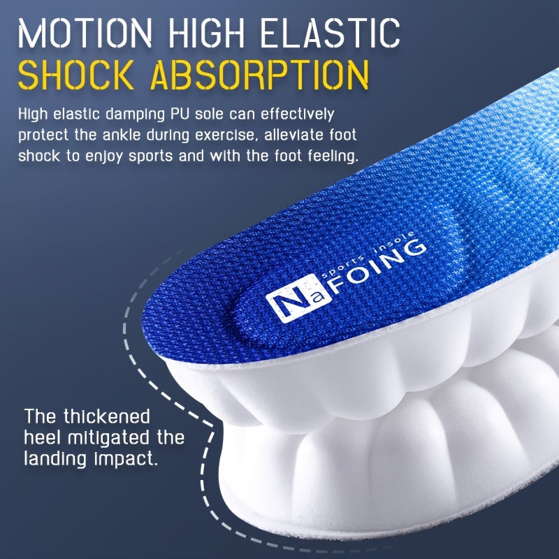 Soft Insoles with Arch Support for Men Women Running Military Training