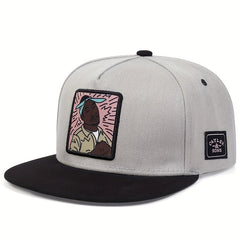 Men's Portrait Print Baseball Cap For Outdoor Sport