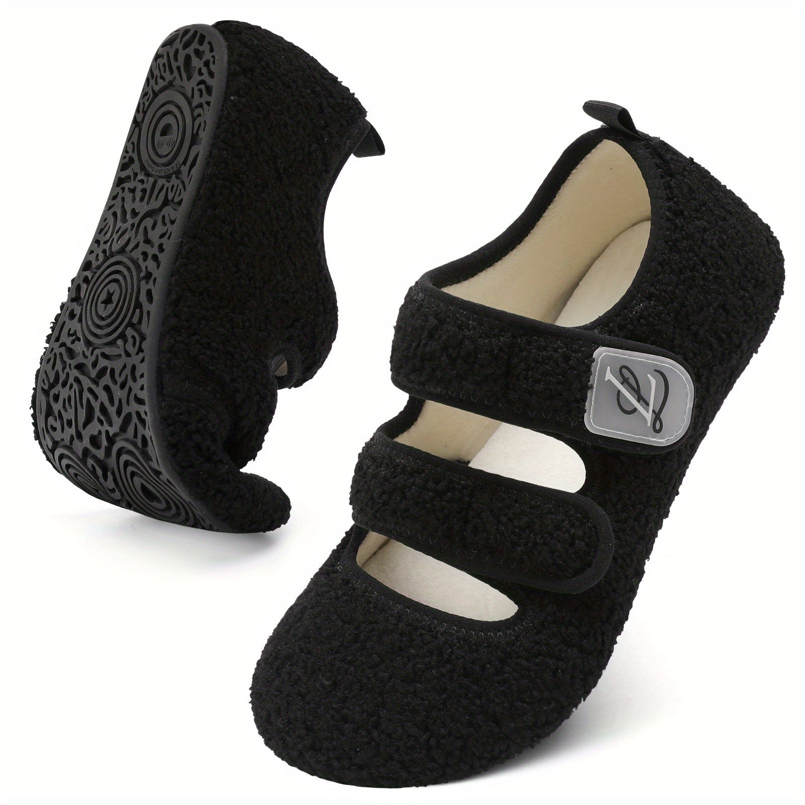 Women's Plush Flat Shoes Comfort Indoor & Outdoor Slippers