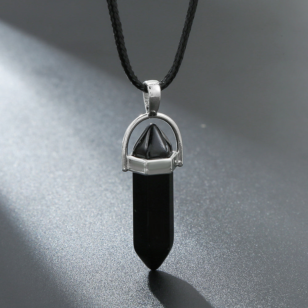 Natural Stone Energy Collar Necklace