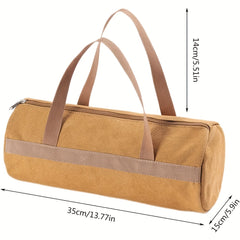 Multifunctional Outdoor Tent Stakes Storage Bag with Handle