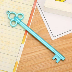 Key Shape 0.5mm Gel Pen Cartoon Learning Office Vintage Signature Pen