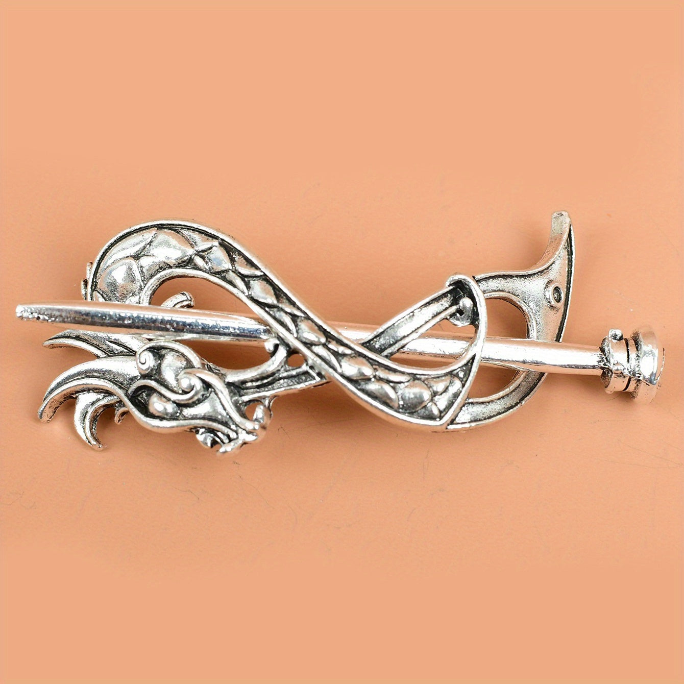 Dragon Hair Slide With Stick Vintage Headwear Accessory