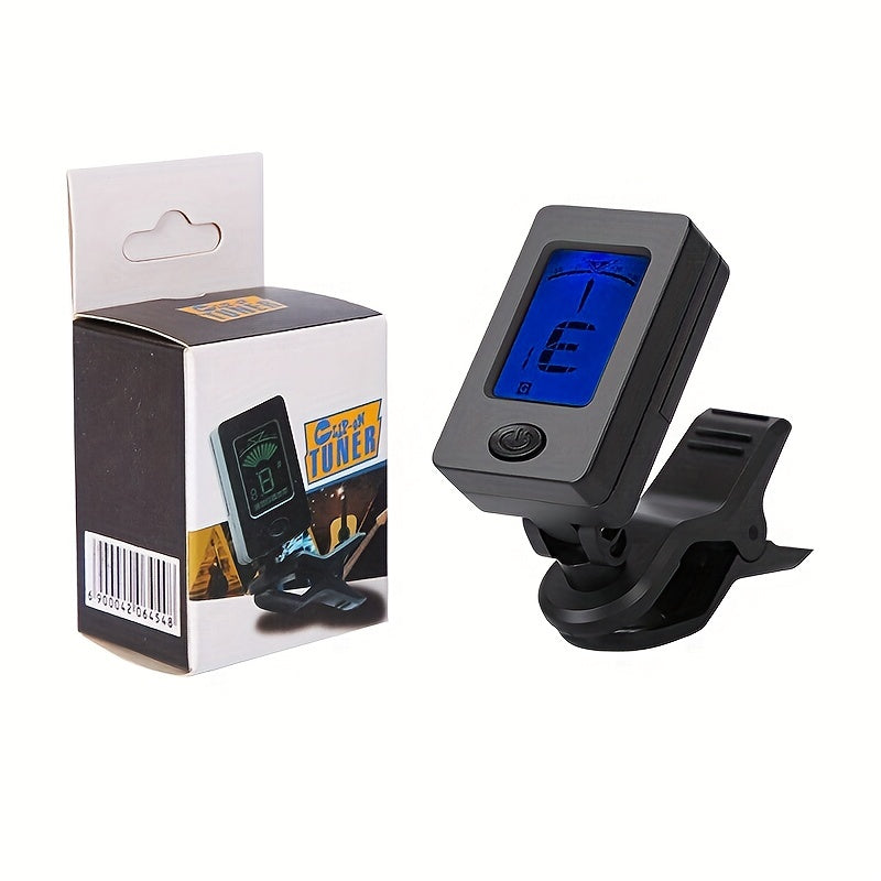 Clip On Digital Electronic Guitar Tuner Bass Ukulele Violin Mandolin Banjo
