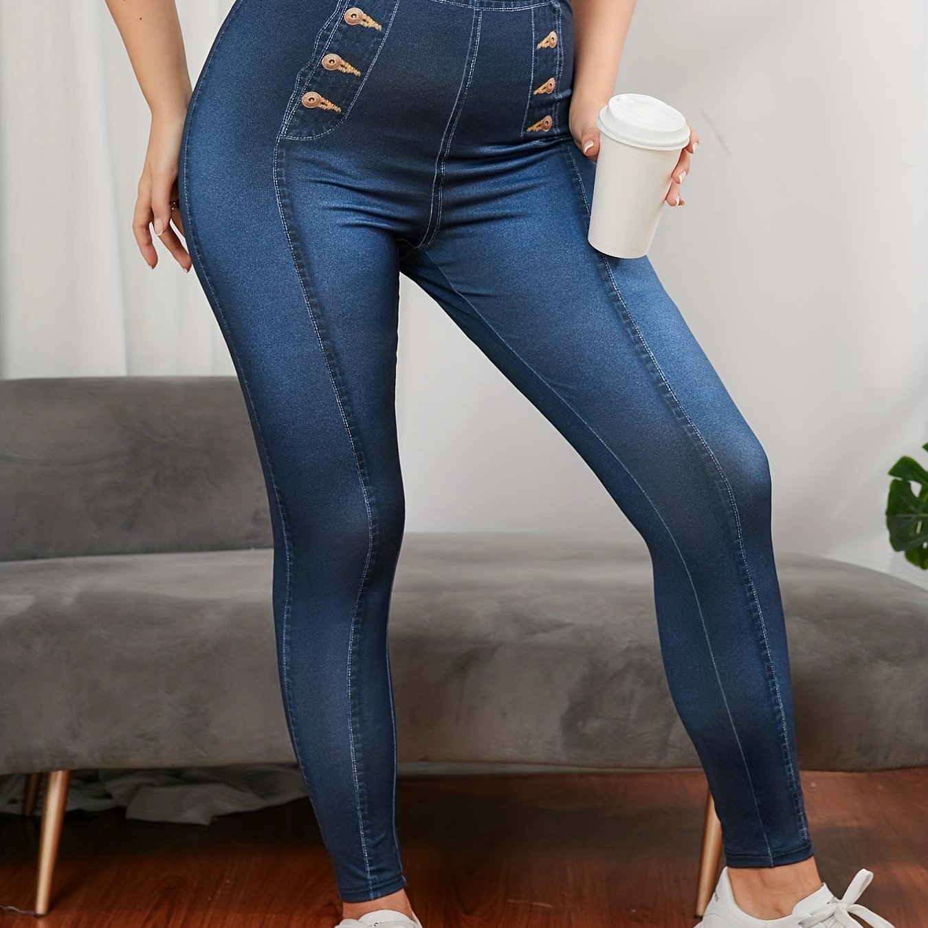 Women's Floral Printed Yoga Pants High Waist Leggings