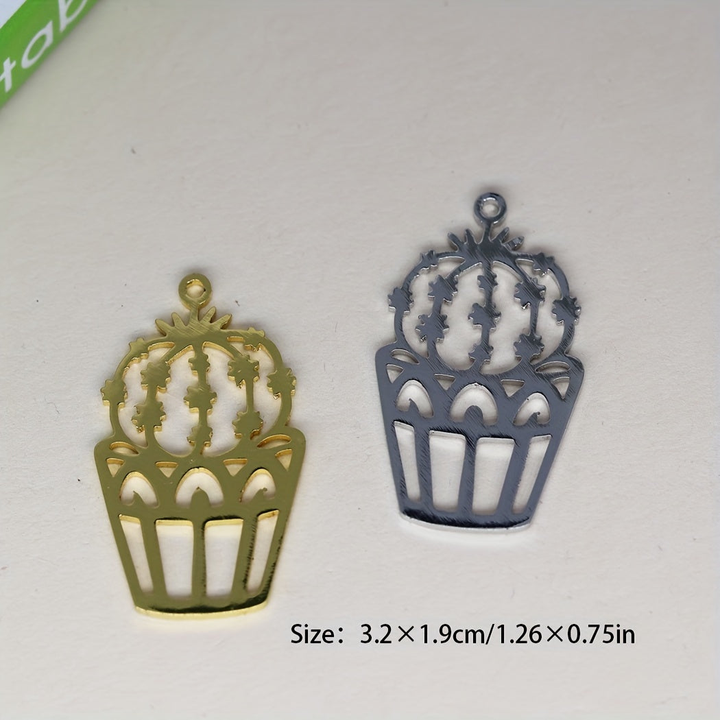 3pcs Vintage Mixed Style Golden Silver Pendant DIY Jewelry Making Accessories