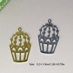 3pcs Vintage Mixed Style Golden Silver Pendant DIY Jewelry Making Accessories