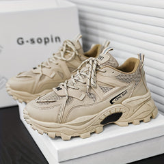 Men's Chunky Mesh Sneakers Casual Outdoor Walking Shoes