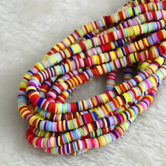7mm Soft Ceramic Beads for Bracelets Necklaces Mixed Women's Accessories