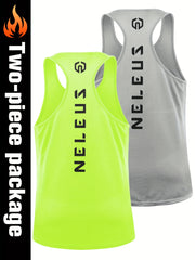 Men's Racerback Muscle Sports Tank Top Quick Drying Breathable Running T-shirt