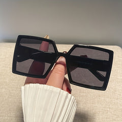 Square Oversized Sunglasses for Women Rectangular Lens