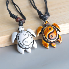 Men's Pendant Necklace Resin Turtle Pattern Pendant Casual Jewelry