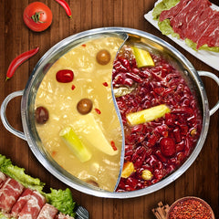 Stainless Steel Hot Pot Divider 30 33 02cm Sichuan Hotpot Shabu Pot