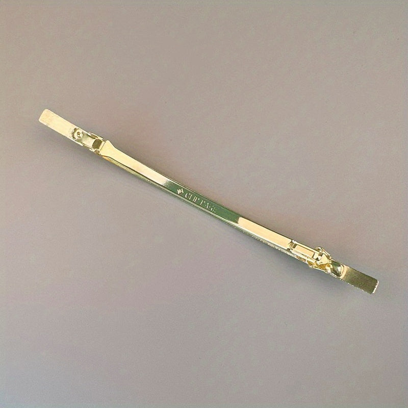 Metal Hair Clip Bobby Pin Side Clip Golden Barrette