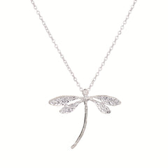 Dragonfly Necklace Natural Insect Pendant Gift For Girlfriend Mother