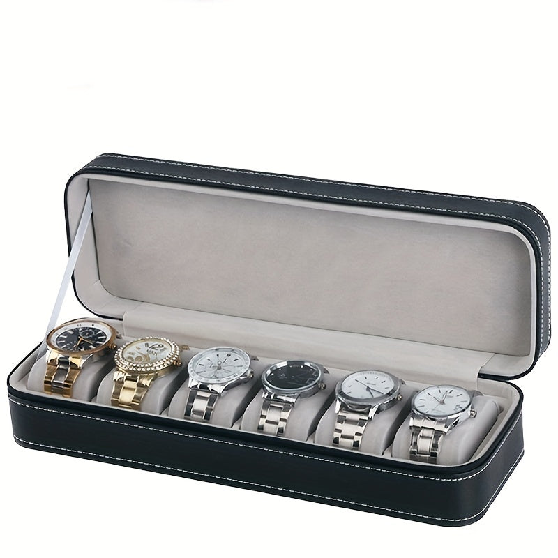 8 Grid PU Leather Glasses Display Box Sunglasses Storage Box