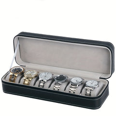 8 Grid PU Leather Glasses Display Box Sunglasses Storage Box
