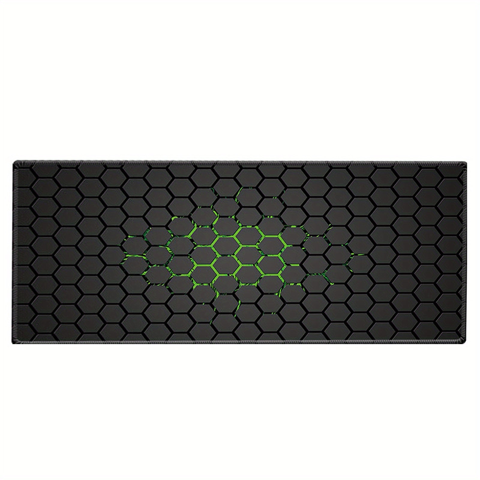 Green Plaid Pattern Gaming Mouse Pad Large Mouse Mat for PC Laptop