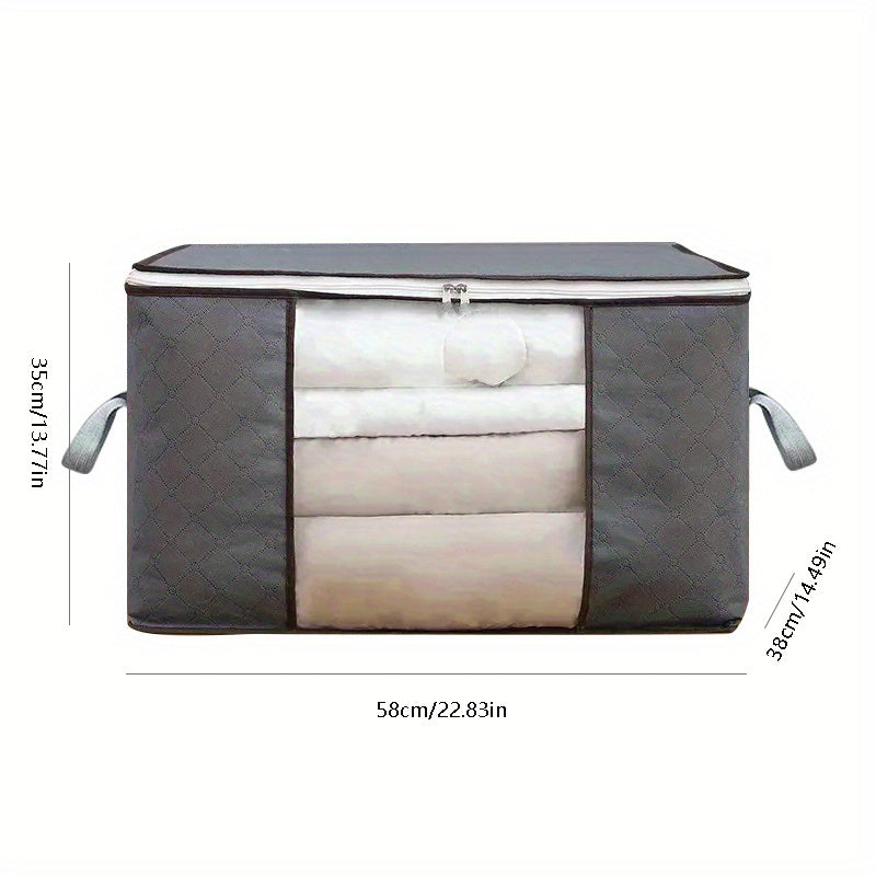 Large Clothes Storage Bag With Handle & Clear Window
