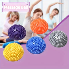 Semicircular Fitness Yoga Massage Ball PVC Sensory Balance Training