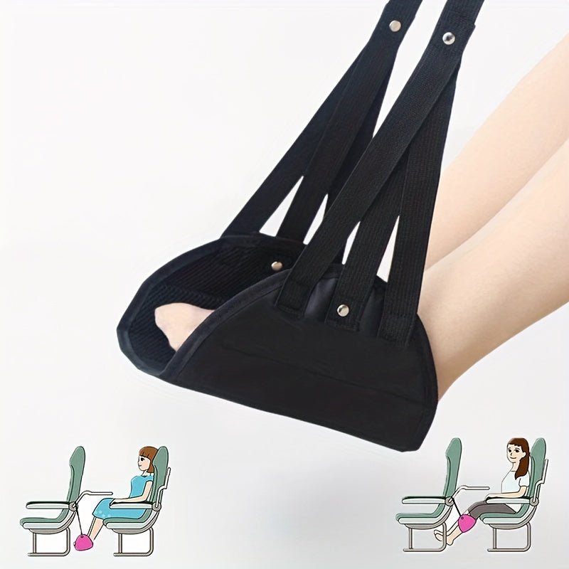 Portable Foot Rest for Travel Adjustable Foot Pad for Flights Trains Cars