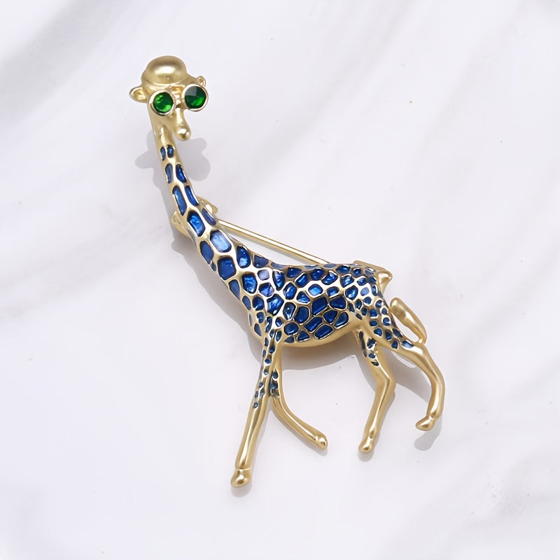 Giraffe Suit Jacket Coat Brooch