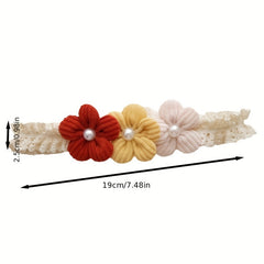 Baby Girls Flowers Lace Headband Hairband Princess Hair Accessories