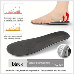 Shock Absorption Deodorant Cushion Insoles For Men & Women