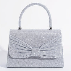 Glitter Evening Satchel Bag Sequins Decor Banquet Bag
