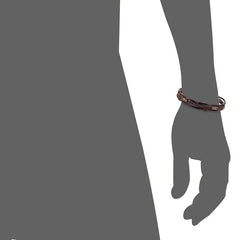Braided Leather Rope Bracelet Men's Bangle Wax Thread Pair Buckle