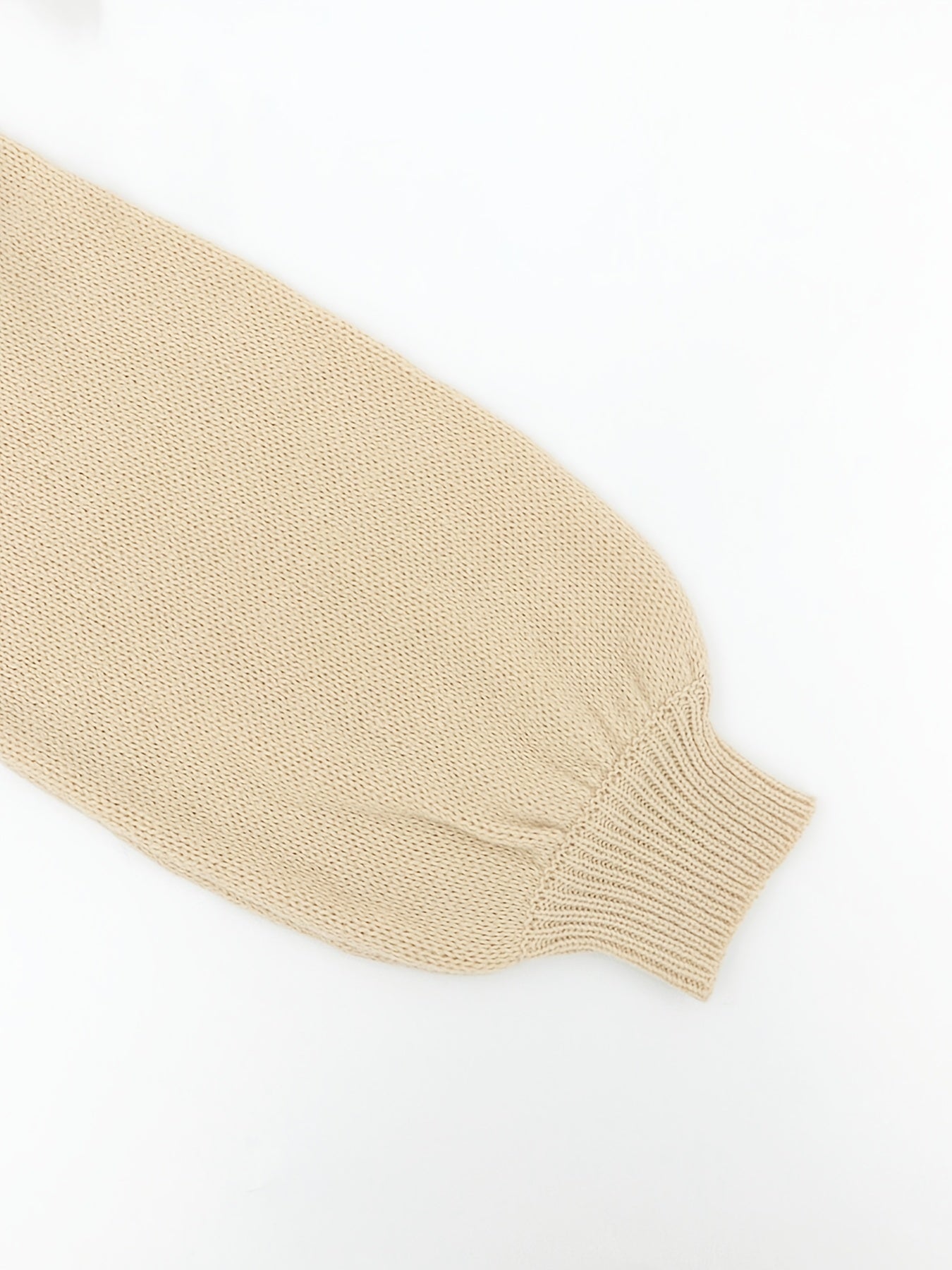  Solid Color Sweater with Knot Back Detail