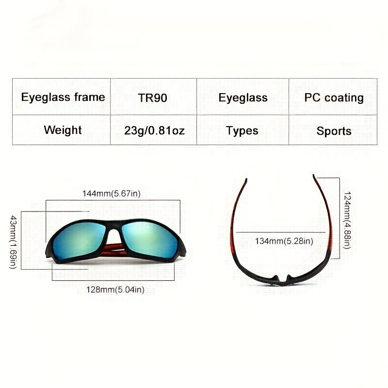 Men's Outdoor Sports Sunglasses Cycling Fishing Glasses