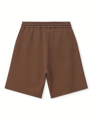 Star Pattern Comfy Shorts Men's Casual Elastic Waist Drawstring Shorts
