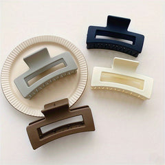 4pcs Matte Hair Claw Clip Thick Hair Non Slip Hair Clips