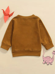Boy's Long Sleeve Sweatshirt DAD'S Little BABE Toddler Baby Casual Tops
