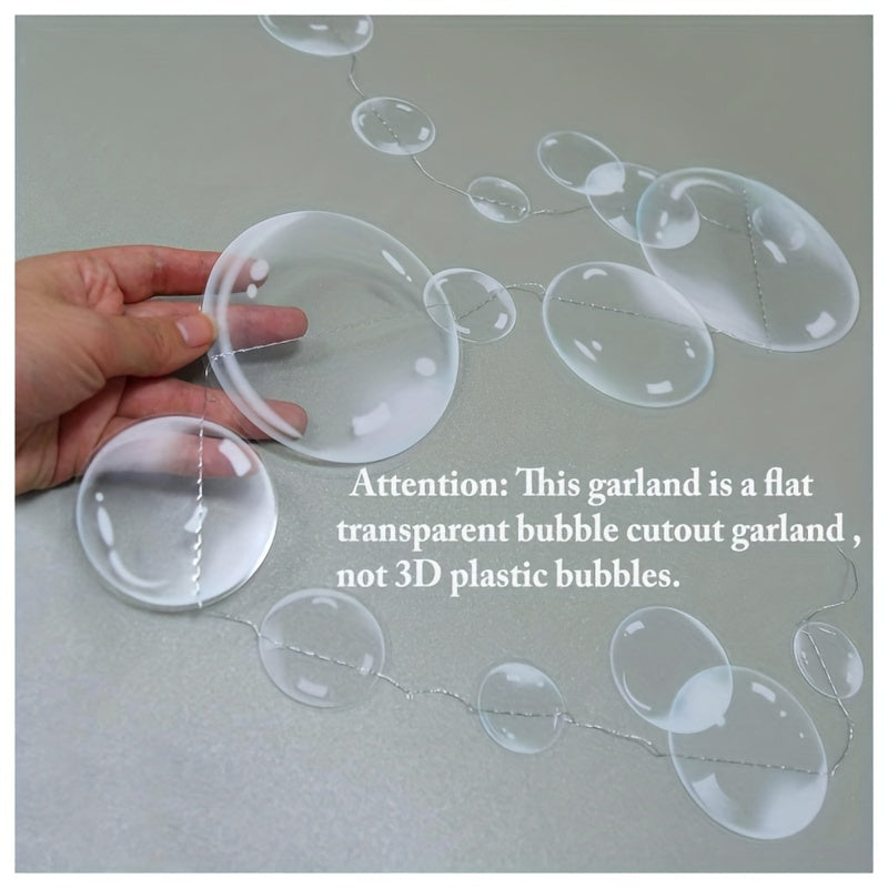 Sea Bubble Garland Little Mermaid Party Decoration 2D Bubble Skirt Garland