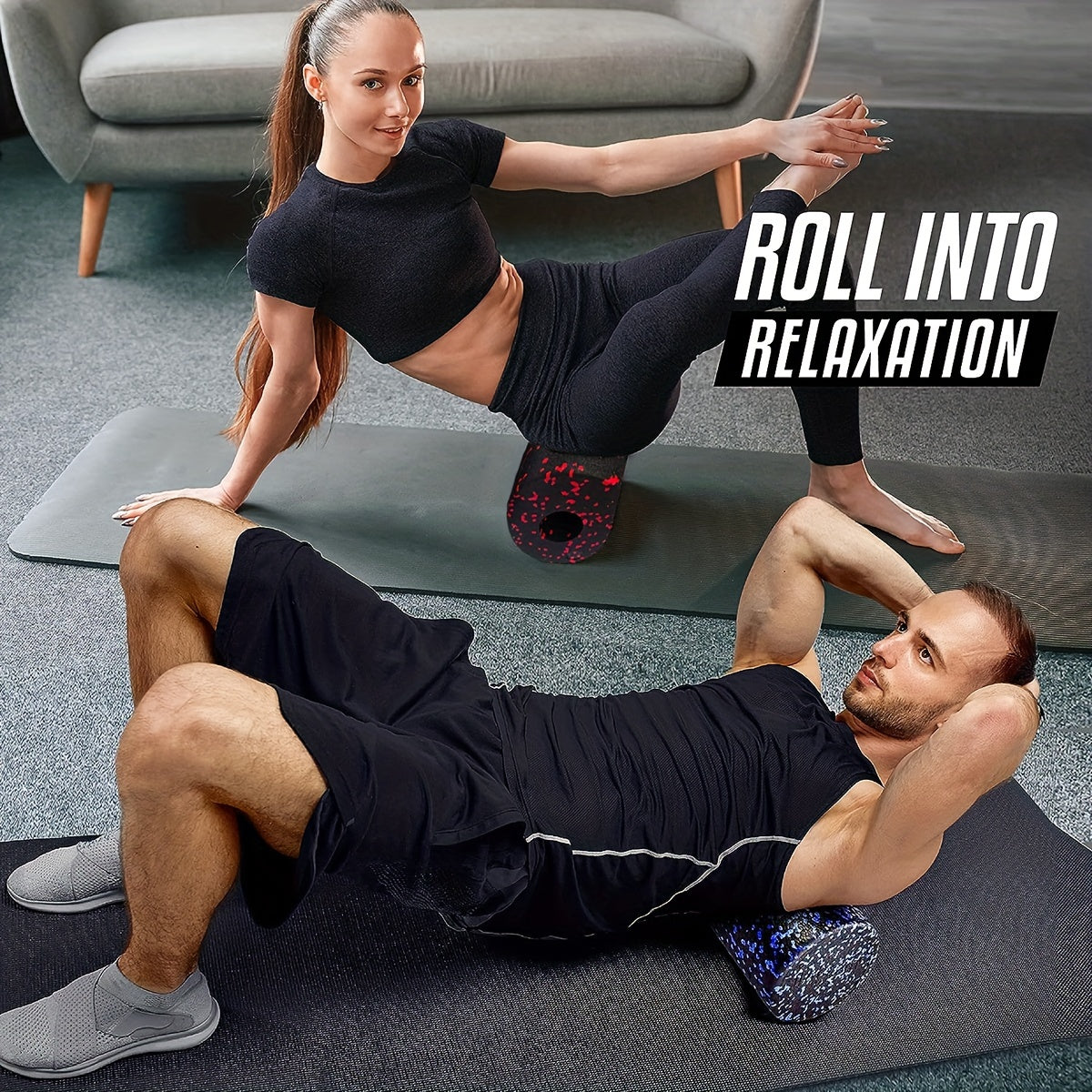 Yoga & Pilates Block Roller for Home Workouts